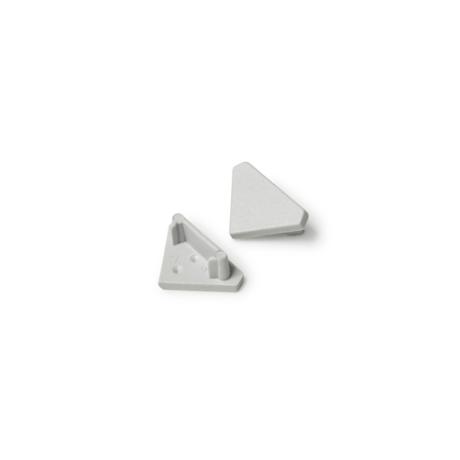 [511460] DIOFLEX endestykke QUARTER10 B grå 2 stk