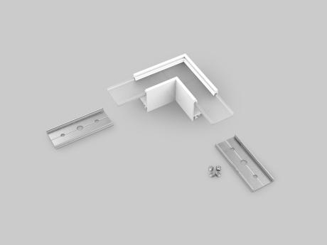 [511486] DIOFLEX vinkel 90gr. for LINEA20 hvid