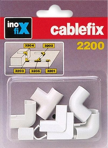 [562880] Cablefix ass. vinkler/samlinger 5,5mm f/ 2200
