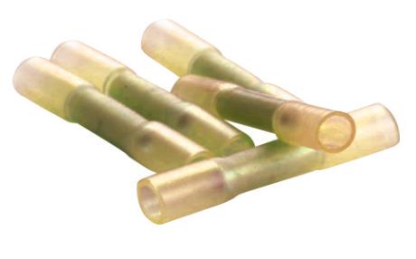 [634012] Krympebare samler - gul 100 stk 2,5-6mm2