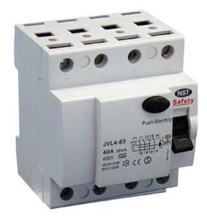 [635005] Safety HPFI 4P 6kA/30mA Type A 63A N-right