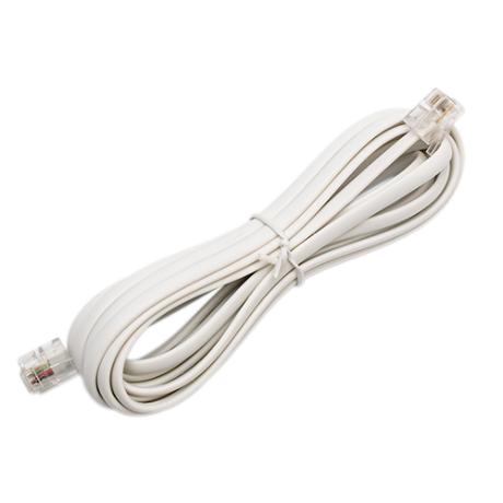 [653469] Telefonledning RJ11 6m hvid