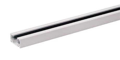 [672006] DIOTRACK-1F skinne 230V 2m hvid, inkl. endestykke