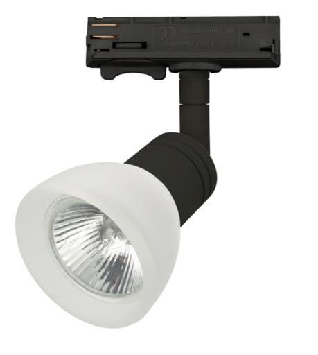 [672220] DIOTRACK 1-F spot Vetro GU10 sort