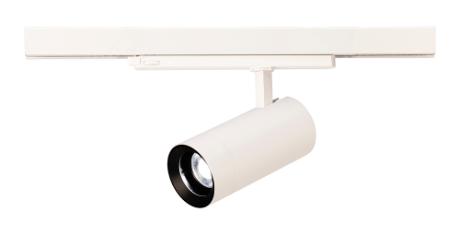 [672381] Skinnespot 3F 25W 3-6000K Ra90 1500Lm 15-50gr hvid