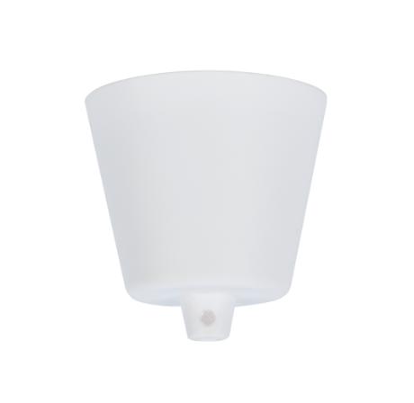 [673610] Baldakin m/aflastning Ø92mm hvid