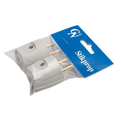 [793012] Stikprop rund u/jord grå 2 stk. GN-pak