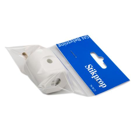 [793021] Stikprop m/jord afl. bøjle 16A 230V hvid GN-pak