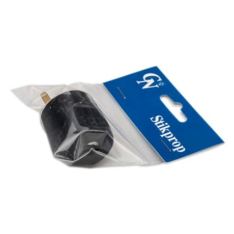 [793033] EDB stikprop, flad ben m/jord sort GN-pak