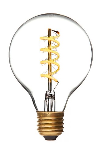 [813092] DANLAMP LED Globe De Luxe Spiral 4W 822 250lm E27