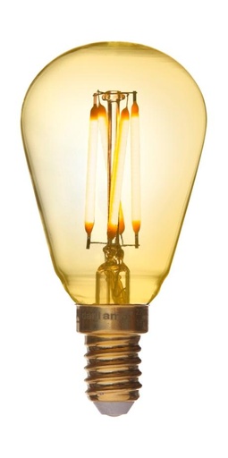 [813106] DANLAMP LED Mini Edison Gold 1,5W 920 90lm E14 dim