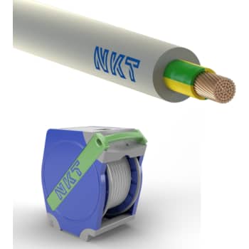 [3033776667] Installationskabel NOIKLX 90° 1G10 Lysegrå QADDY 500