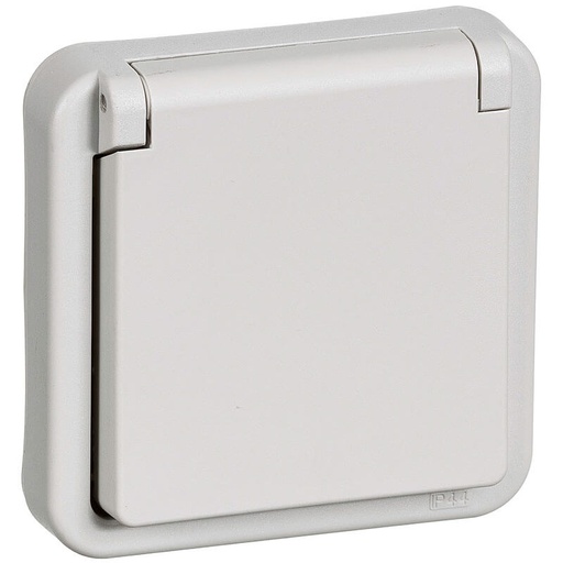 [1017041970] OPUS 73 udvendig dæksel med klaplåg, lysegrå