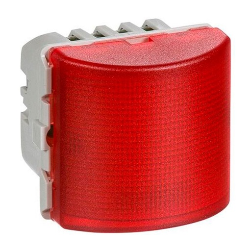 [1017042047] Fuga LED rød signallampe 230V konstant/blink