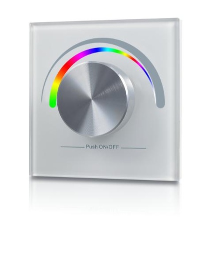 [906015] DIOFLEX PRO Væg panel f/DIM+RGB RF hvid