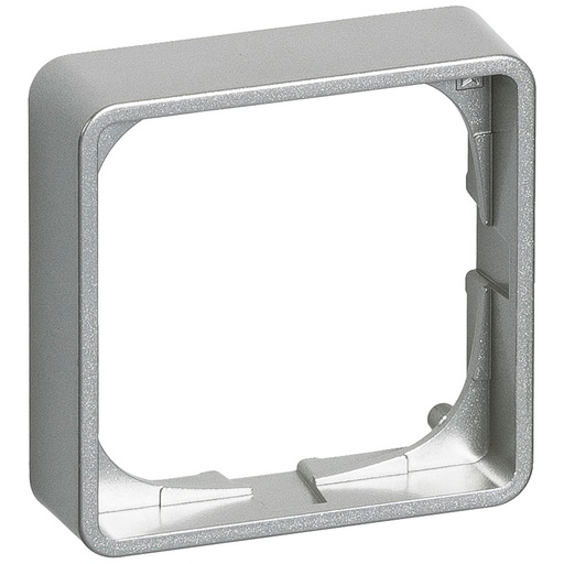 [1017042995] LK Fuga ramme Baseline 50 1m 14mm høj - stålmetallic