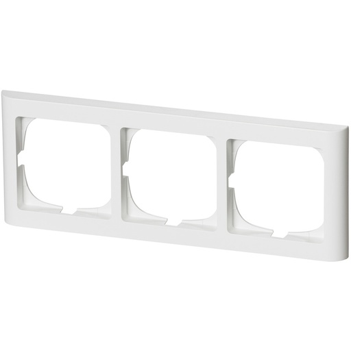 [1017043033] LK Fuga ramme Softline 63 3m vandret - hvid