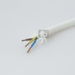 [7832100650] 3G0,75 T70 textil hvid, 25m