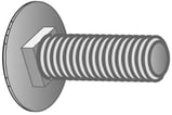 [8737922013] Bræddebolt TRCC 6x20-E med møtrik (100)