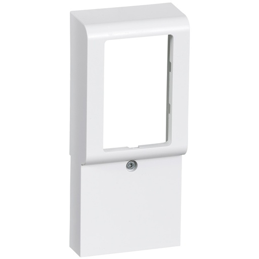 [1017043677] Dæksel for panelunderlag softline 1½ modul hvid