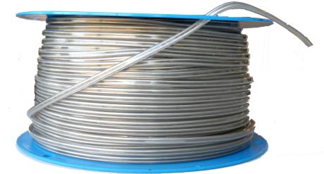 [163786] Plastkappeledning PKLF 2X0,75 Klar fortinnet Sp100