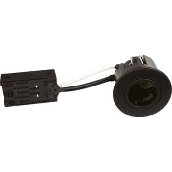 [6642100896] Luna Quick install 230V GU10 IP44 Mat Sort Rund.