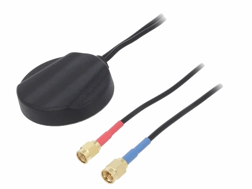 [H62033] GNSS/GPS/GSM/LTE combo antenne - 2 x SMA (1m)