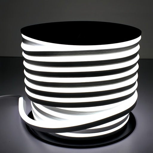 [21069-0] Neutral hvid 8x16 CLIP-ON Neon Flex LED - 9W pr. meter, IP67, 230V - 700lm/meter