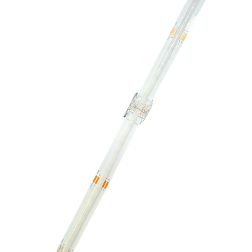 [21157-0] LED strip samler til COB RGB+CCT strips på 12mm, IP20, 5V-24V - Perfekt til tilslutning og styring af din LED belysning.