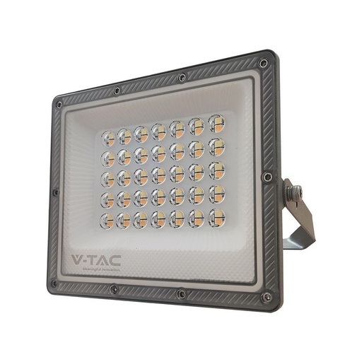 [22687-16459] V-Tac 30W LED projektør med CCT og 3 lyskulører til udendørs brug, arbejdslampe - 2350lm, RA80, IP65, 230V input