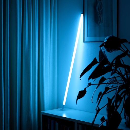 [23867-0] LEDlife Neon Tube LED 120 cm, Lyseblå inkl. ledning - Designer rør, 18W, 230V, IP67