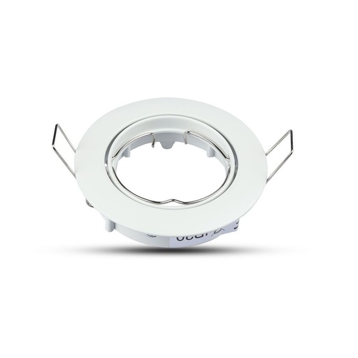 [12499-13501] Downlight kit uden lyskilde - Hul: Ø7,4 cm, Mål: Ø8,2 cm, Hvid, vælg MR16 eller GU10 fatning