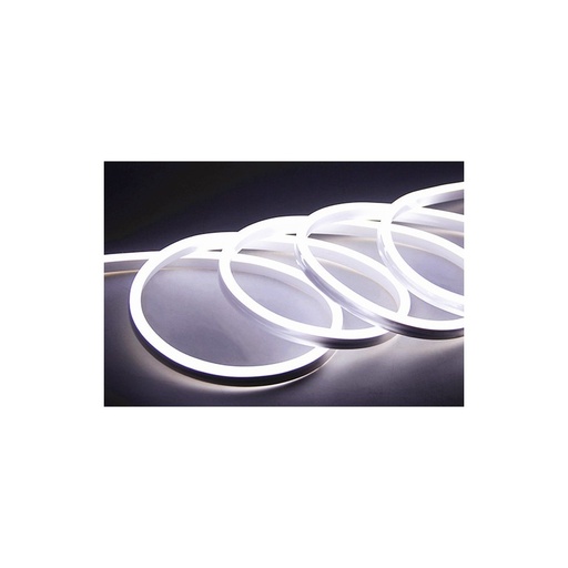 [24150-0] Kold hvid 8x16 CLIP-ON Neon Flex LED Strip - 9W pr. meter, IP67, 230V