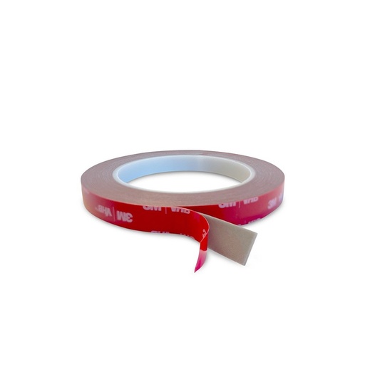 [21929-0] 3M VHB Dobbeltklæbende Tape - 12mm x 5m Rulle - Stærk og Holdbar Fastgørelse