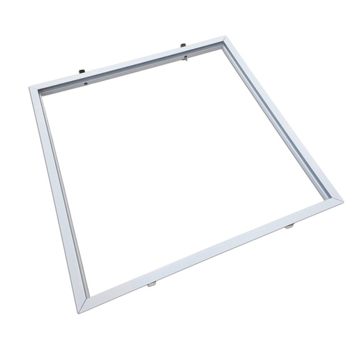 [4259-0] Indbygningsramme til 60x60 LED panel - Troldtekt kompatibel, hvid kant