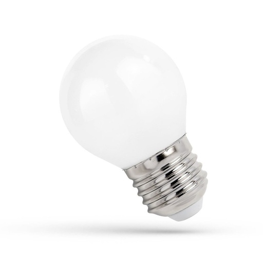 [4387-9446] 1W LED kronepære - G45, kultråd, matteret glas, E27, 230V, 90lm, RA80