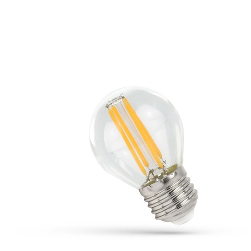 [12012-13042] Spectrum 1W LED kronepære - G45, kultråd, ekstra varm hvid, 1800K, E27