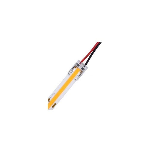 [4697-0] Lavprofil startstik til LED strip - 10mm, COB, enkeltfarvet, IP20, 5V-24V