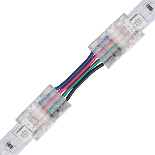 [8553-0] Slim LED strip med ledning - 10mm, RGB, IP20, 5V-24V