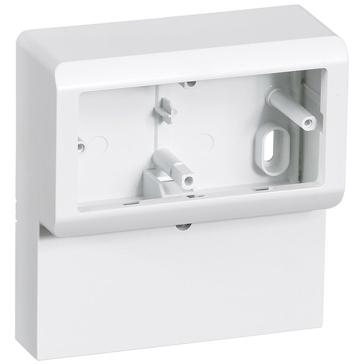 [1017047165] OPUS 66 panelunderlag for FUGA 2 modul antenne/dataudtag, hvid