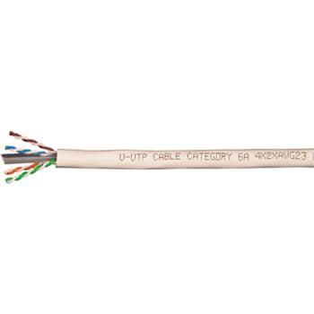 [0986028740] Datakabel U/UTP Kat.6A 4x2xAWG23 LSZH Dca T500 hvid
