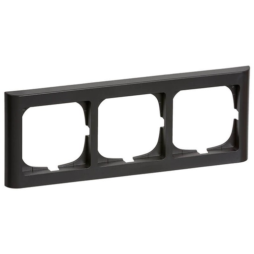 [1017047437] LK Fuga ramme Softline 63 3m vandret - koksgrå