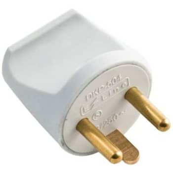 [6228215697] Stikprop rund m/jord grå 230V 16A