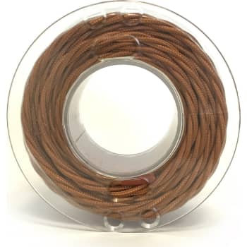[6232002236] Stofledning, snoet, 2x0,75 mm², kobber, S100