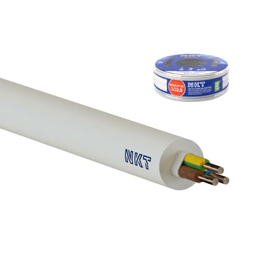 [3033878167] Installationskabel NOIKLX 90° Dca 3G2,5 Lysegrå Rg50