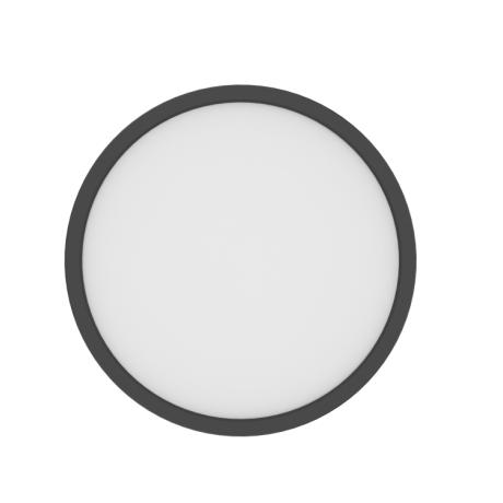 [524625] DIOLUM PLF SLIM 24W sort 1800lm 830-860 Ø40cm