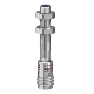 [7524614904] Induktiv føler i metal, skærmet. Størrelse = M8. Output: PNP NO. Sn = 2,5mm. M12-stik
