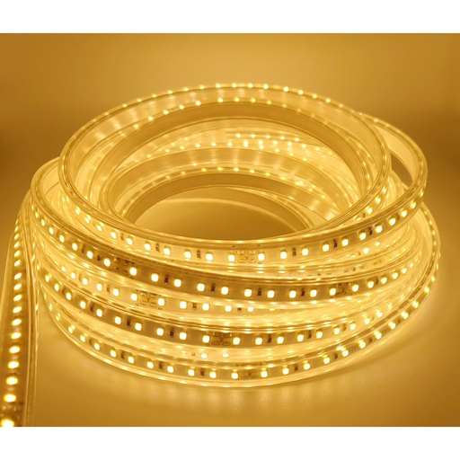 [3558-19147] 5 m LED strip (Type X-2) - 230V, vandtæt, IP67, 100 LED, 10W/m, klippes hver 10cm