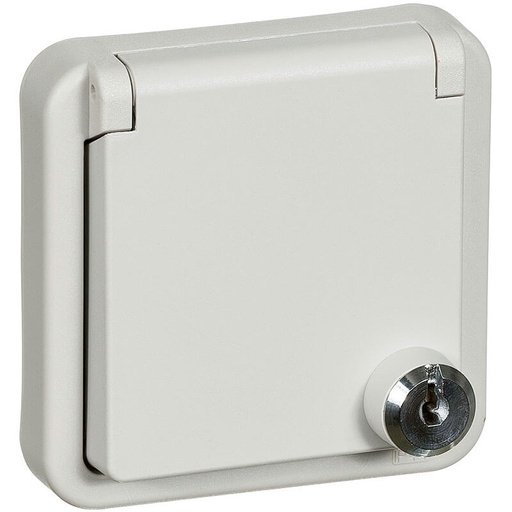 [1017050314] OPUS® 74 - Stikkontakt m. Lås