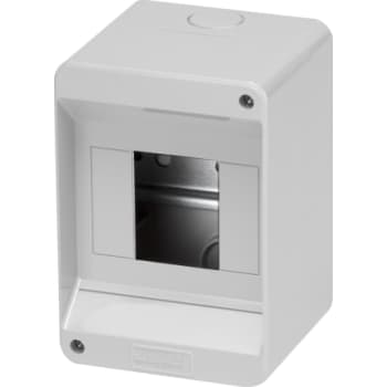 [4216400238] Gruppetavle 4 Modul Grå uden Låge, IP40